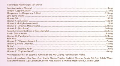 Image showing  Multi-Vitamin Soft Chew Dog Supplement for Cavalier King Charles Spaniels, 60 ct.