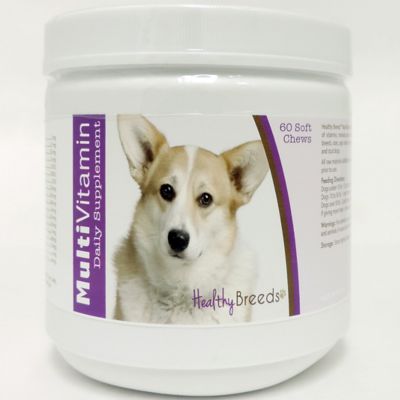 Healthy Breeds Multi-Vitamin Soft Chew Dog Supplement for Cardigan Welsh Corgis, 60 ct.