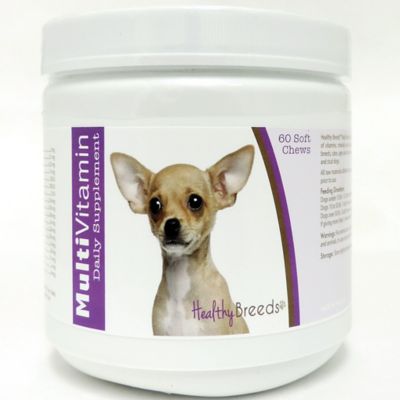 Healthy Breeds Multi-Vitamin Soft Chew Dog Supplement for Chihuahuas, 60 ct.