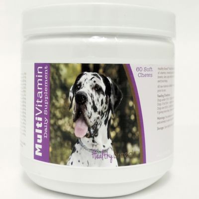 Healthy Breeds Multi-Vitamin Soft Chew Dog Supplement for Great Danes, 60 ct.