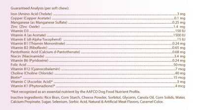 Image showing  Multi-Vitamin Soft Chew Dog Supplement for Great Danes, 60 ct.