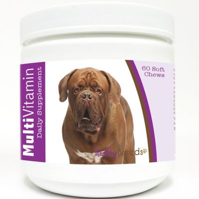 Healthy Breeds Multi-Vitamin Soft Chew Dog Supplement for Dogue de Bordeaux, 60 ct.