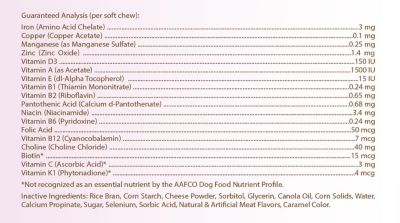 Image showing  Multi-Vitamin Soft Chew Dog Supplement for Brown Doberman Pinschers, 60 ct.