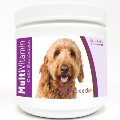 Healthy Breeds Multi-Vitamin Soft Chew Dog Supplement for Brown Goldendoodles, 60 ct.