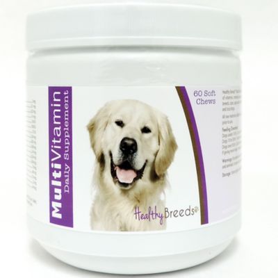 Healthy Breeds Multi-Vitamin Soft Chew Dog Supplement for White Golden Retrievers, 60 ct.