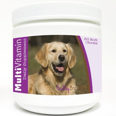 Healthy Breeds Multi-Vitamin Soft Chew Dog Supplement for Golden Retrievers, 60 ct.