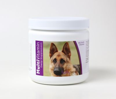 Healthy Breeds Multi-Vitamin Soft Chew Dog Supplement for German Shepherds, 60 ct.