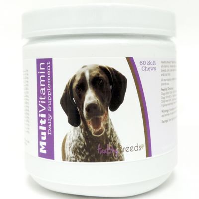 Healthy Breeds Multi-Vitamin Soft Chew Dog Supplement for German Shorthaired Pointers, 60 ct.