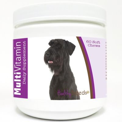 Healthy Breeds Multi-Vitamin Soft Chew Dog Supplement for Giant Schnauzers, 60 ct.