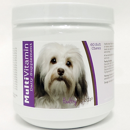 Healthy Breeds Multi-Vitamin Soft Chew Dog Supplement for Havanese, 60 ct.