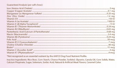 Image showing  Multi-Vitamin Soft Chew Dog Supplement for Jack Russell Terriers, 60 ct.