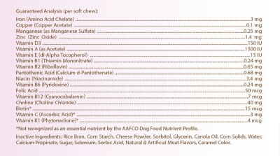 Image showing  Multi-Vitamin Soft Chew Dog Supplement for Light Brown Labrador Retrievers, 60 ct.