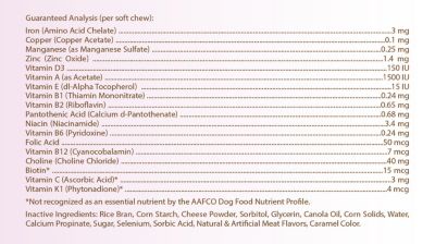 Image showing  Multi-Vitamin Soft Chew Dog Supplement for Cream Labrador Retrievers, 60 ct.