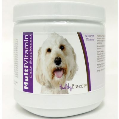 Healthy Breeds Multi-Vitamin Soft Chew Dog Supplement forWhite Labradoodles, 60 ct.