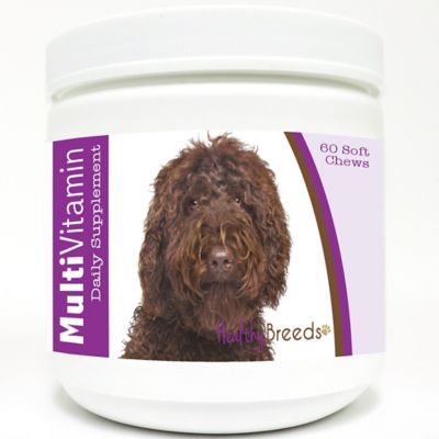 Healthy Breeds Multi-Vitamin Soft Chew Dog Supplement for Brown Labradoodles, 60 ct.