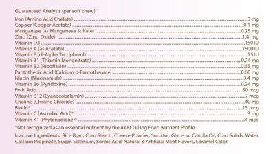 Image showing  Mutt Multi-Vitamin Soft Chew Dog Supplement, 60 ct., Black Dog