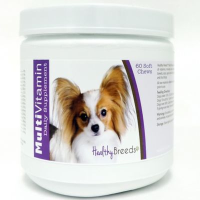 Healthy Breeds Multi-Vitamin Soft Chew Dog Supplement for Papillons, 60 ct.