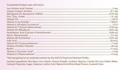 Image showing  Multi-Vitamin Soft Chew Dog Supplement for Papillons, 60 ct.