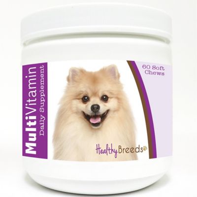 Healthy Breeds Multi-Vitamin Soft Chew Dog Supplement for Pomeranians, 60 ct.