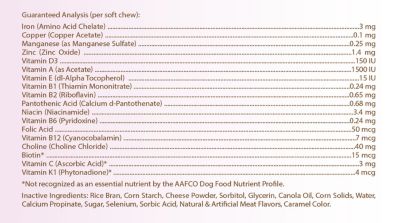 Image showing  Multi-Vitamin Soft Chew Dog Supplement for Puggles, 60 ct.