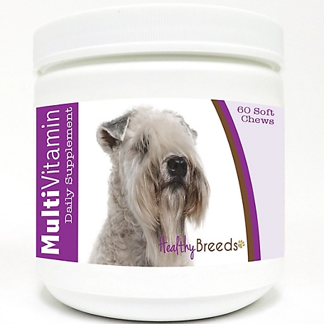 Healthy Breeds Multi-Vitamin Soft Chew Dog Supplement for Soft Coated Wheaten Terriers, 60 ct.
