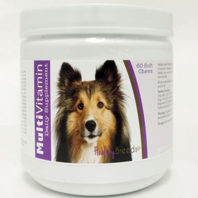 Healthy Breeds Multi-Vitamin Soft Chew Dog Supplement for Shetland Sheepdogs, 60 ct.