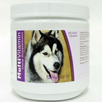 Healthy Breeds Multi-Vitamin Soft Chew Dog Supplement for Siberian Huskies, 60 ct.