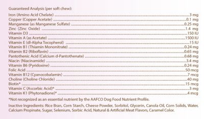 Image showing  Multi-Vitamin Soft Chew Dog Supplement for Silky Terriers, 60 ct.