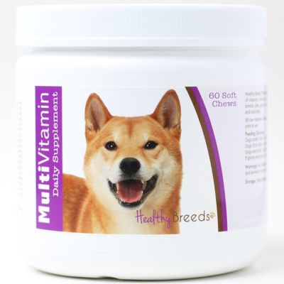 Healthy Breeds Multi-Vitamin Soft Chew Dog Supplement for Shiba Inus, 60 ct.