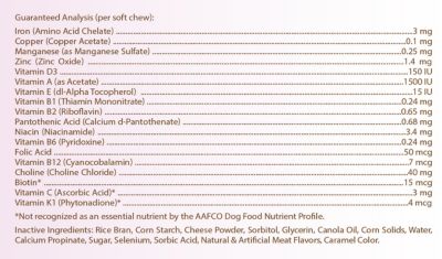 Image showing  Multi-Vitamin Soft Chew Dog Supplement for Shiba Inus, 60 ct.