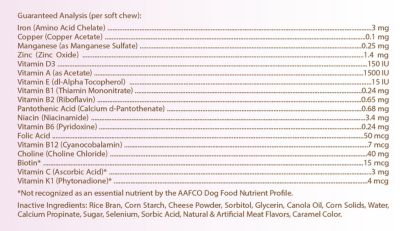 Image showing  Multi-Vitamin Soft Chew Dog Supplement for Saint Bernards, 60 ct.