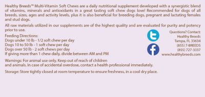 Image showing  Multi-Vitamin Soft Chew Dog Supplement for Scottish Terriers, 60 ct.