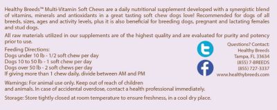 Image showing  Multi-Vitamin Soft Chew Supplements for Vizsla Dogs, 60 ct.