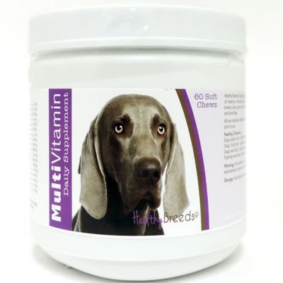 Healthy Breeds Multi-Vitamin Soft Chew Dog Supplement for Weimaraners, 60 ct.