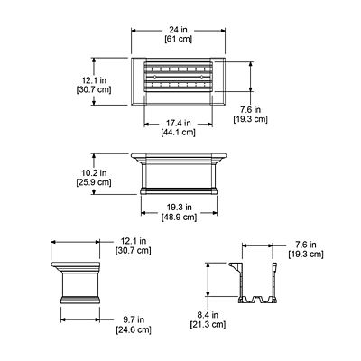 Image showing  Yorkshire Vinyl Window Box