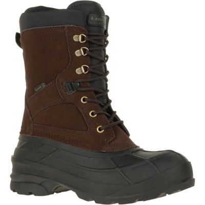 Kamik Men's NationPlus Waterproof Leather Winter Boots, 11.25 in. Kamiya Winter boots