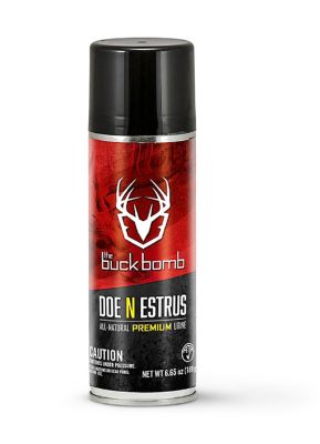 Buck Bomb Doe In Estrus Deer Attractant Aerosol Spray, 6.65 oz.