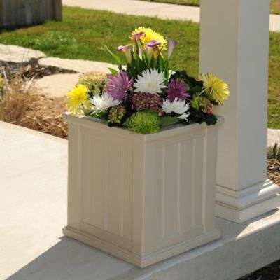 Image showing  4.6 gal. Polyethylene Cape Cod Square Patio Planter