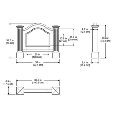 Image showing  Nantucket Address Sign, White