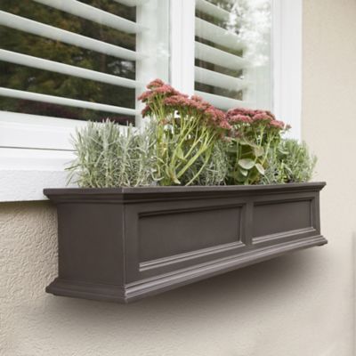 Image showing  Fairfield Weather-Resistant Polyethylene Window Box, 4 ft.