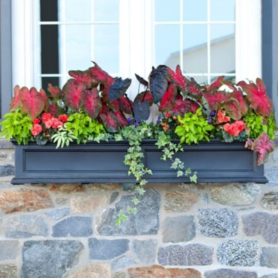 Image showing  Fairfield Weather-Resistant Polyethylene Window Box, 5 ft.