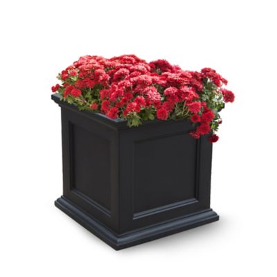 Image showing  9.5 gal. Polyethylene Fairfield Patio Planter, 20 in. x 20 in.