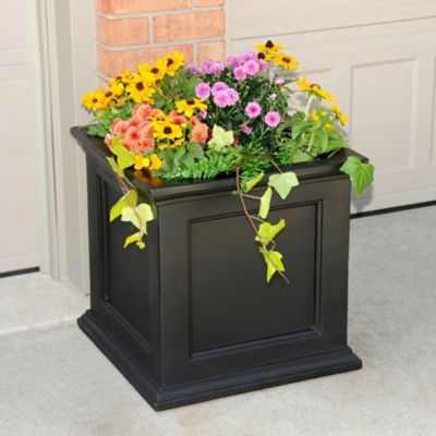Image showing  9.5 gal. Polyethylene Fairfield Patio Planter, 20 in. x 20 in.