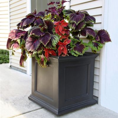 Image showing  9.5 gal. Polyethylene Fairfield Patio Planter, 20 in. x 20 in.