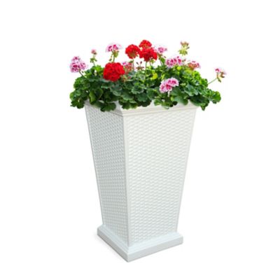 Image showing  Polyethylene Wellington Planter, 28 in. Tall