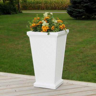 Image showing  Polyethylene Wellington Planter, 28 in. Tall