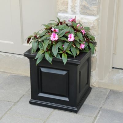 Image showing  5 gal. Polyethylene Nantucket Outdoor Planter, 16 in. x 16 in.