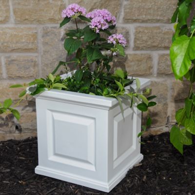 Image showing  5 gal. Polyethylene Nantucket Outdoor Planter, 16 x 16in.