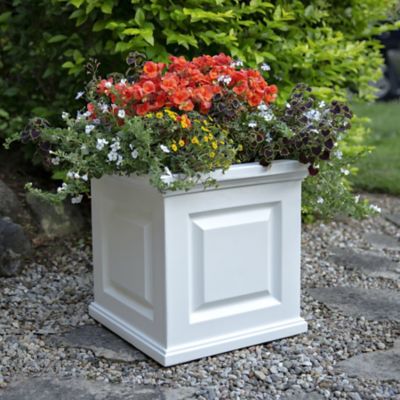 Image showing  5 gal. Polyethylene Nantucket Outdoor Planter, 16 x 16in.