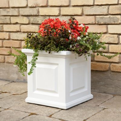 Image showing  5 gal. Polyethylene Nantucket Outdoor Planter, 16 x 16in.